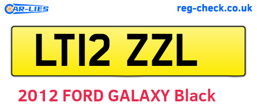 LT12ZZL are the vehicle registration plates.