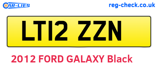 LT12ZZN are the vehicle registration plates.