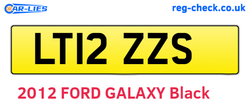 LT12ZZS are the vehicle registration plates.
