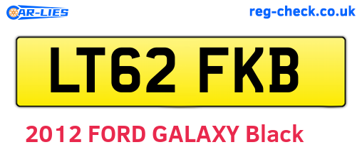 LT62FKB are the vehicle registration plates.