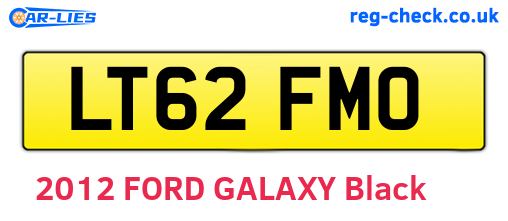 LT62FMO are the vehicle registration plates.