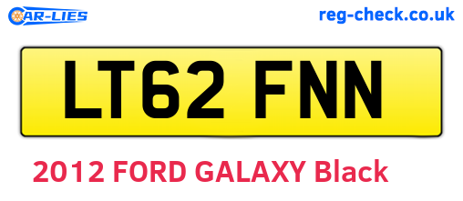 LT62FNN are the vehicle registration plates.