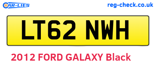 LT62NWH are the vehicle registration plates.