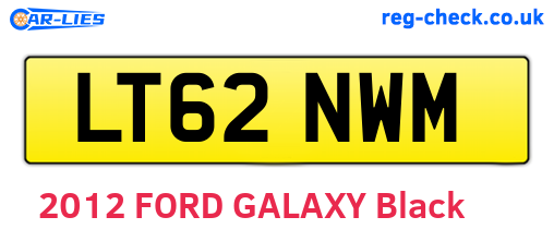 LT62NWM are the vehicle registration plates.