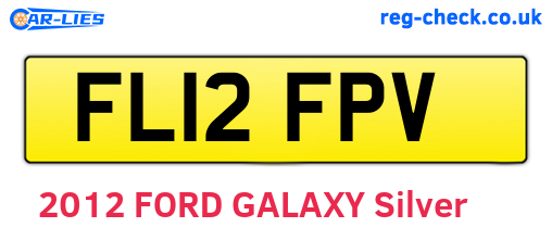 FL12FPV are the vehicle registration plates.