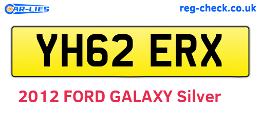 YH62ERX are the vehicle registration plates.