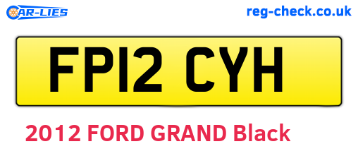 FP12CYH are the vehicle registration plates.