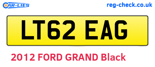 LT62EAG are the vehicle registration plates.