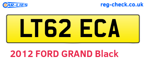 LT62ECA are the vehicle registration plates.