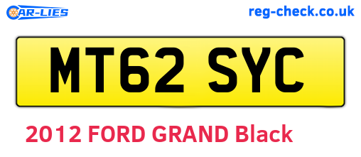 MT62SYC are the vehicle registration plates.