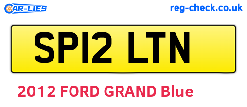SP12LTN are the vehicle registration plates.