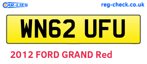 WN62UFU are the vehicle registration plates.