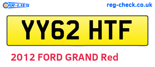 YY62HTF are the vehicle registration plates.