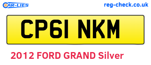 CP61NKM are the vehicle registration plates.