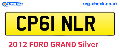 CP61NLR are the vehicle registration plates.