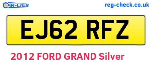 EJ62RFZ are the vehicle registration plates.