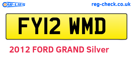 FY12WMD are the vehicle registration plates.