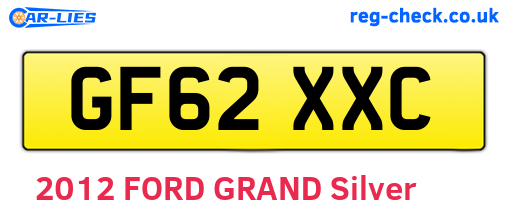 GF62XXC are the vehicle registration plates.