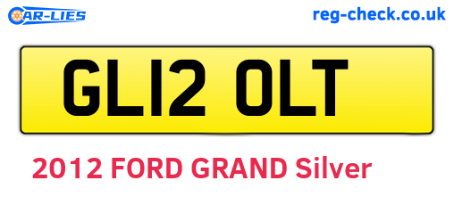 GL12OLT are the vehicle registration plates.