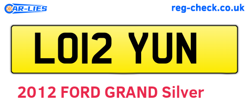 LO12YUN are the vehicle registration plates.