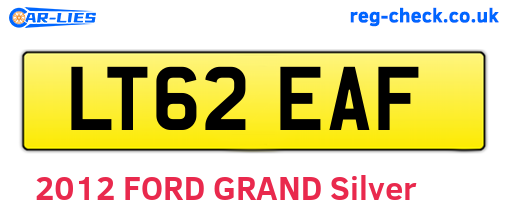 LT62EAF are the vehicle registration plates.