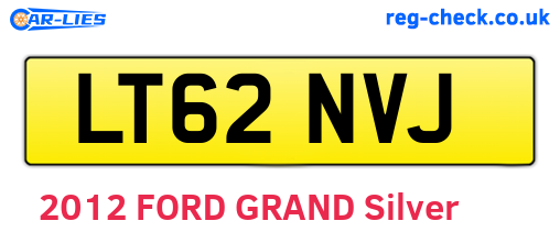 LT62NVJ are the vehicle registration plates.