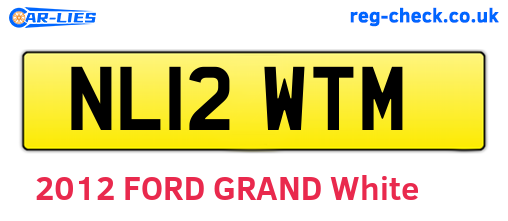 NL12WTM are the vehicle registration plates.