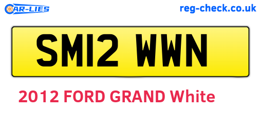 SM12WWN are the vehicle registration plates.
