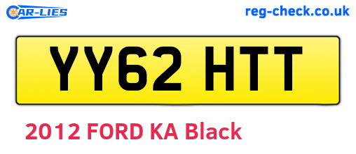 YY62HTT are the vehicle registration plates.