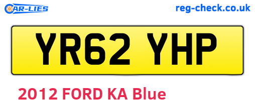 YR62YHP are the vehicle registration plates.