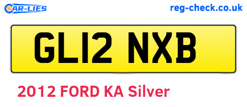 GL12NXB are the vehicle registration plates.