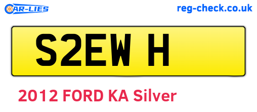 S2EWH are the vehicle registration plates.