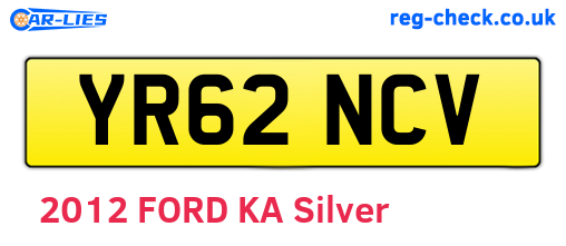 YR62NCV are the vehicle registration plates.