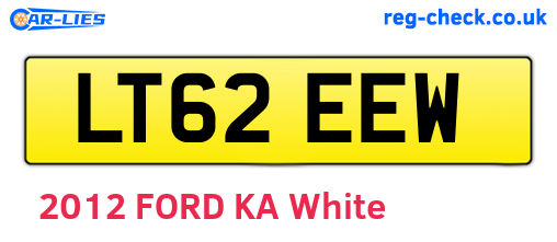 LT62EEW are the vehicle registration plates.