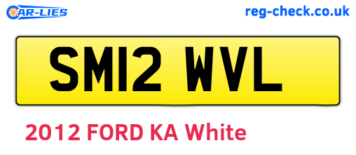 SM12WVL are the vehicle registration plates.