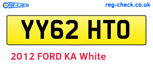 YY62HTO are the vehicle registration plates.