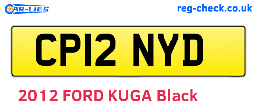 CP12NYD are the vehicle registration plates.