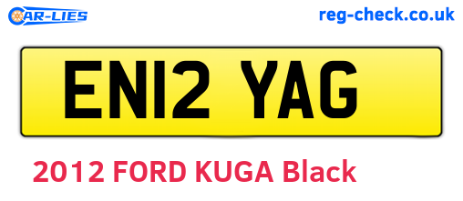 EN12YAG are the vehicle registration plates.