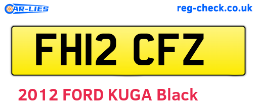 FH12CFZ are the vehicle registration plates.