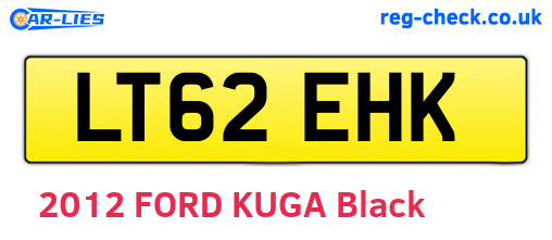 LT62EHK are the vehicle registration plates.