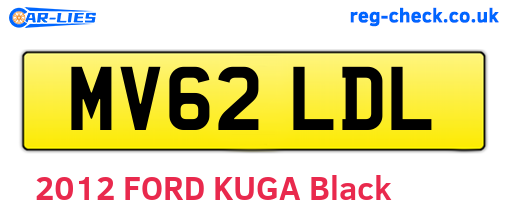 MV62LDL are the vehicle registration plates.
