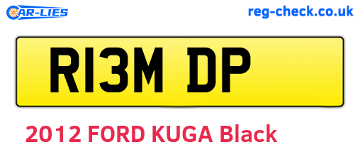 R13MDP are the vehicle registration plates.