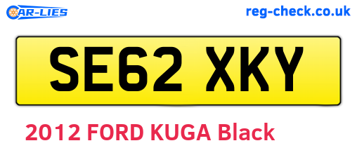 SE62XKY are the vehicle registration plates.