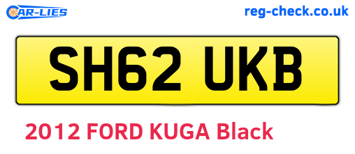 SH62UKB are the vehicle registration plates.
