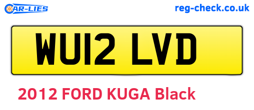 WU12LVD are the vehicle registration plates.
