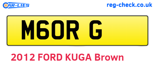 M6ORG are the vehicle registration plates.