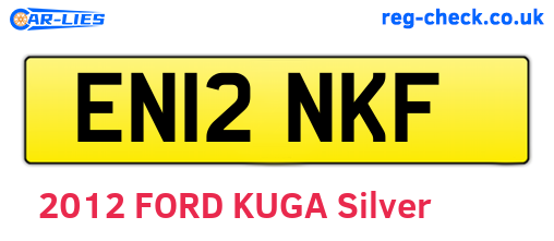 EN12NKF are the vehicle registration plates.