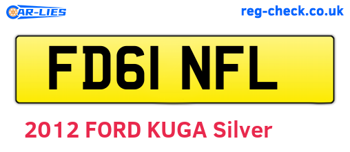 FD61NFL are the vehicle registration plates.