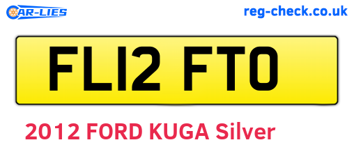 FL12FTO are the vehicle registration plates.