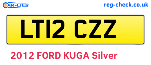 LT12CZZ are the vehicle registration plates.